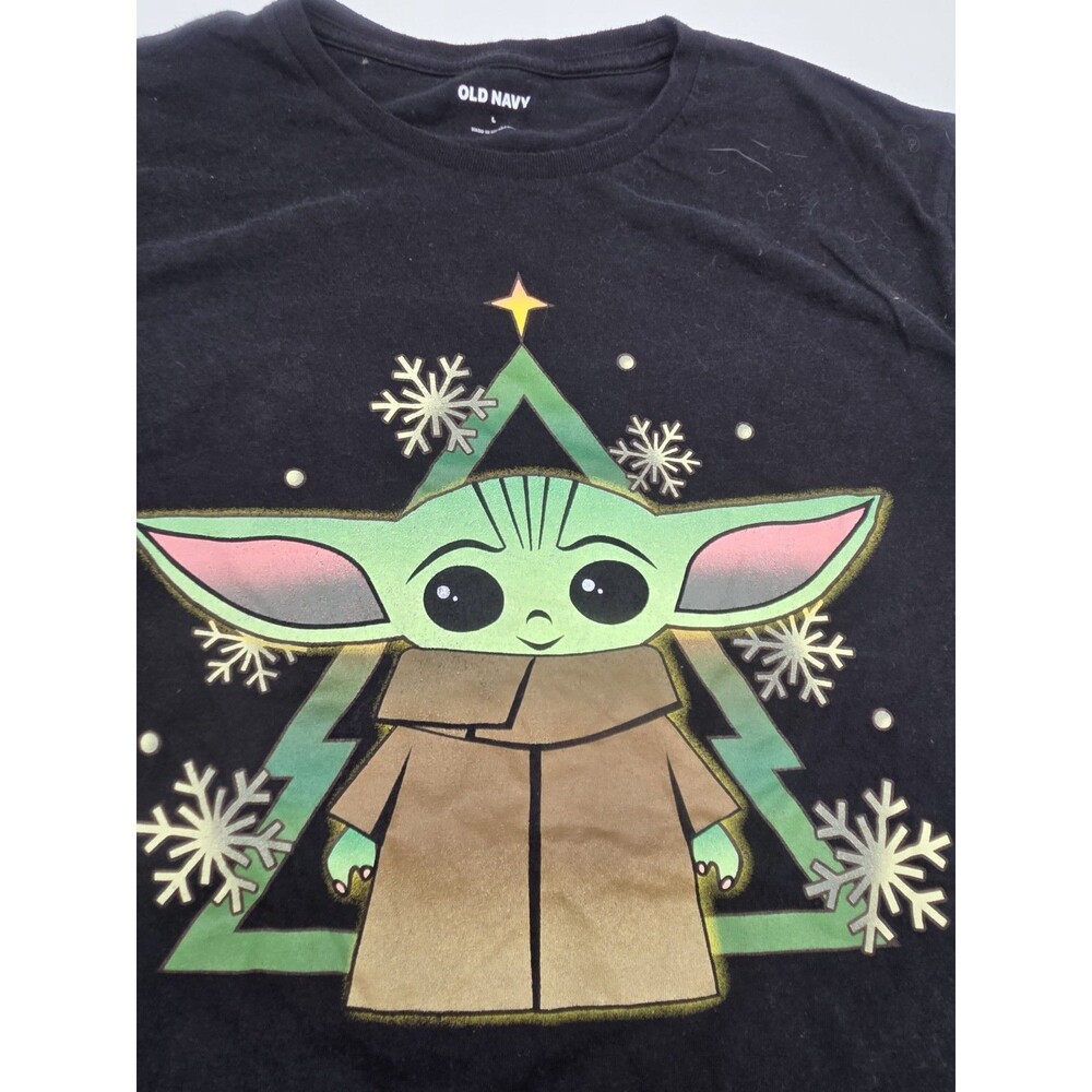 Star Wars The Mandelorian Baby Yoda Christmas Tree Shirt Size Large